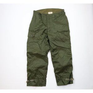 Vtg 70s Alpha Industries Mens L Vietnam War Extreme Cold Weather Trousers Pants